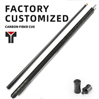 TAVON Vente en gros de queues de billard personnalisées en fibre de carbone 100%, texture 3K, fabrication OEM ODM