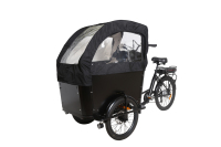 Vélo cargo électrique à 3 roues avec moteur de moyeu Bosch, remorque, tricycles, cadre de bicyclette pour le transport des enfants avec 2 sièges avant, bon marché