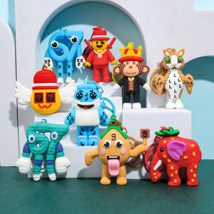 Porte-clés en silicone 3D Steal n Catch the Brainrot - Charme de sac cool, prix parfait pour les joueurs de machines à griffes - Product Image 1