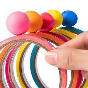 Boules collantes colorées avec ruban adhésif, longueur 30M, épaisseur 0.5mm, pour décompression, ensemble de jouets DIY, taille 23CM, matériau Tpe - Product Image 1