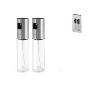 Set di Dispenser da Cucina H&H in Vetro da 100ml con Spruzzatore per Olio e Aceto - Product Image 1