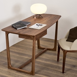 Bureau d'ordinateur en bois de style scandinave moderne, bureau de haute qualité, pour maison d'étude - Product Image 1