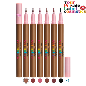 Crayon Teintant <span class=keywords><strong>Lèvres</strong></span> Waterproof Longue Tenue Non Transférable <span class=keywords><strong>à</strong></span> Pointe <span class=keywords><strong>Feutre</strong></span> Vegan Marque Privée - Product Image 1