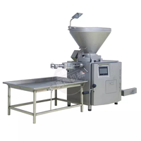 Nouvelle machine à saucisses motorisée KESSLER, de qualité alimentaire, en acier inoxydable, capacité élevée de 6000 kg/h, contrôlée par PLC