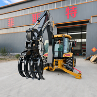 2026 New ORPHEST 3CX Backhoe Loader 4x4 Diesel 7600kg Yuchai CE Wheel Loader Pompa Hidrolik