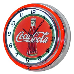 ネオン時計カスタムロゴガラス中国メーカーイエローリングネオンライト数値ネオン壁掛け時計 - Product Image 4