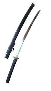 ดาบไม้คอสเพลย์ ของสะสมปลอดภัย พร้อมสลักคำสอนบุชิโดเจ็ดคุณธรรมบนใบดาบ ทำจากไม้ รุ่น SS224 - Product Image 3