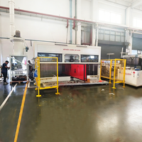 Machine de découpe à jet d'eau robotisée industrielle avec bras robotisé YASKAWA et pompe haute pression