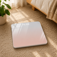 Balance de composition corporelle numérique rechargeable USB 180 kg, vente en gros OEM, balance de salle de bain, vente directe usine, logo personnalisé, mini-balance