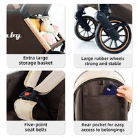 Poussette bébé classique norme européenne facile à plier poussette portable légère poussette bébé pas cher