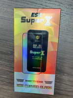 Protection d'écran en verre trempé ESD à colle intégrale Super X anti-rayures pour iPhone 17 16 15 et Tecno