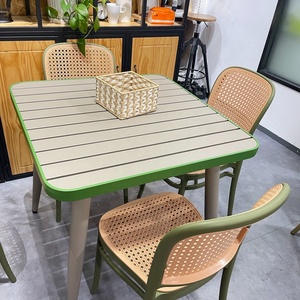 Coussins et canapé pour restaurant XY, chaise empilable en osier de qualité supérieure pour bord de piscine, mobilier d'extérieur, chaise de salle à manger nordique - Product Image 5