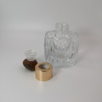 Bouteilles diffuseurs de parfum en verre dépoli transparent 50ml/100ml, décoration d'intérieur, désodorisant, bouchon à vis, emballage vide