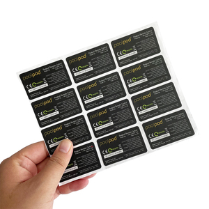 Tùy chỉnh Frosted điện tử PC nhãn dán với biến mã hóa in ấn - Product Image 3