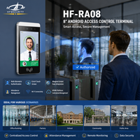 HFSecurity RA08, Máquina de Control de Asistencia con Reconocimiento Facial, Gestión de Visitantes con Huella Dactilar, Software Gratuito GreenPass