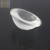 64mm 130 Degrés IR Led Grand Angle Diffusant Lentilles Optiques en Verre pour LED