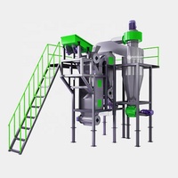 vertikaler wind-luftaffärrer metallschrott schwere materialien leichte materialien trenner kunststoff papier trennen mit hoher effizienz