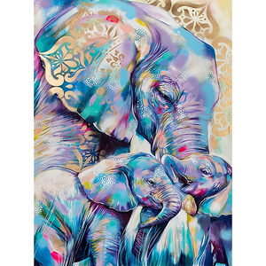 <span class=keywords><strong>Peinture</strong></span> <span class=keywords><strong>Diamant</strong></span> 5D DIY Yuhui Elephant, <span class=keywords><strong>Kit</strong></span> <span class=keywords><strong>Complet</strong></span> de Broderie <span class=keywords><strong>Diamant</strong></span>ée en Résine Rectangulaire Imprimée avec Points Ronds pour Adultes - Product Image 1
