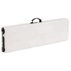 Ensemble <span class=keywords><strong>de</strong></span> salle à manger pliant portable et léger <span class=keywords><strong>de</strong></span> 6 pieds pour extérieur, <span class=keywords><strong>jardin</strong></span>, plage, entrée <span class=keywords><strong>de</strong></span> villa moderne, en <span class=keywords><strong>plastique</strong></span> moulé par soufflage, durable, pour demi-chambre - Product Image 6