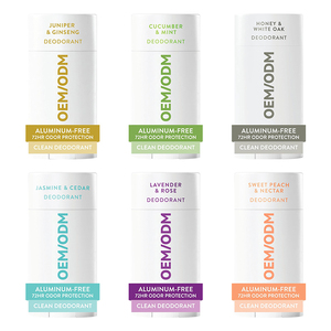 Nuevos Modelos Personalizados SIN ALUMINIO, PROTECCIÓN CONTRA ODORES POR 72 HORAS, Fragancia Duradera, <span class=keywords><strong>Desodorante</strong></span> Natural LIMPIO - Product Image 1