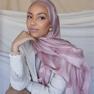 ฮิญาบพิมพ์ลายผ้านิ่มสำหรับมุสลิมมุสลิมมุสลิมมุสลิมมุสลิมมุสลิมมุสลิมรอมดานขนาดใหญ่ - Product Image 1