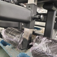 Machine d'extension/curl des jambes - Construction en acier, pile de poids de 70 kg pour l'entraînement de force et la musculation