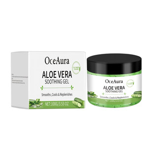 OceAura Venta al por mayor cuidado facial Hidratante Enfriador Hidratante y refrescante <span class=keywords><strong>Gel</strong></span> de <span class=keywords><strong>aloe</strong></span> y pepino - Product Image 3