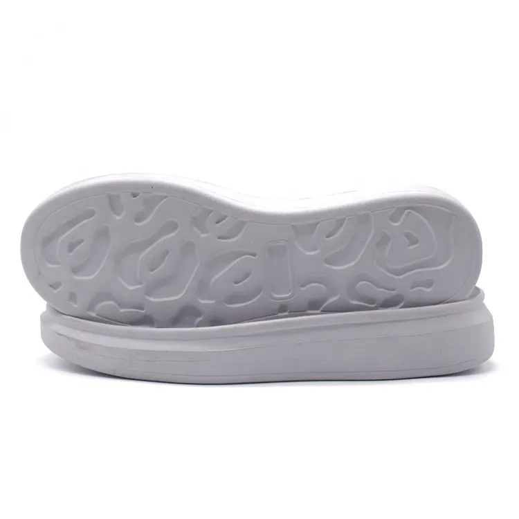 Özel boyut 30-45 kraliçe 3D baskılı EVA enjeksiyon beyaz platformu dış Sneakers ayakkabı tabanı