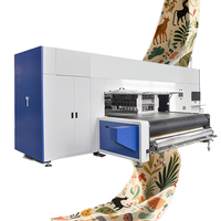 8 colores 64 cabezas tela de punto industria personalizada 2 pasos máquina de impresión textil Industrial pigmento textil impresora de inyección de tinta