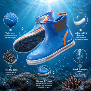 Stivali da Uomo per Pesca in Acqua Salata, Impermeabili, Antiscivolo, per Snorkeling, Rinforzati e ad Asciugatura Rapida - Product Image 5
