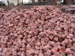 Pavages entrelacés pour allée en granit rouge de style chinois - Product Image 2