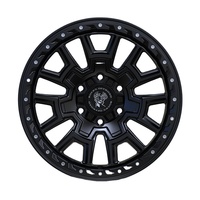 Rines de 5 y 6 Birlos de 17 y 18 Pulgadas, 6x139.7, 5x127, 4x4, Estilo Beadlock para Ford F-150, Toyota Land Cruiser LC200/LC300, Hilux, Nissan Tacoma