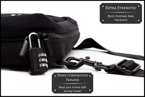 Échantillon gratuit Sac à outils pour couteau de chef robuste Sac à fermeture éclair pour rangement d'outils multi-chef expert - Product Image 3