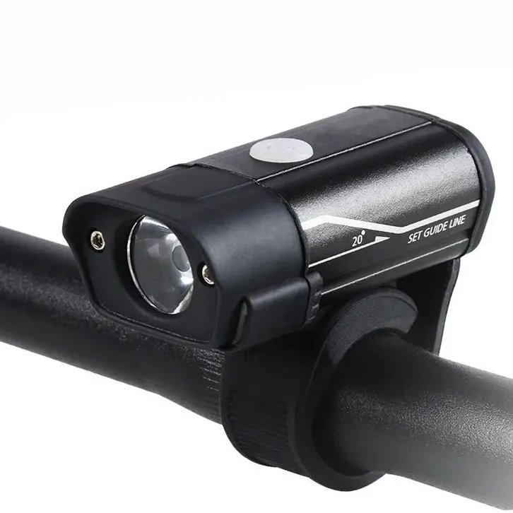 Hot Motion Sensor Bike Head Light Intelligent LED Safety Bicycle Front Light With Side Red Warning Light