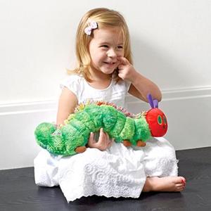 Peluche de la Oruga Muy Hambrienta, Libro de Eric Carle, Animal de Peluche para Niños, Regalo Educativo, Juguete Suave - Product Image 1