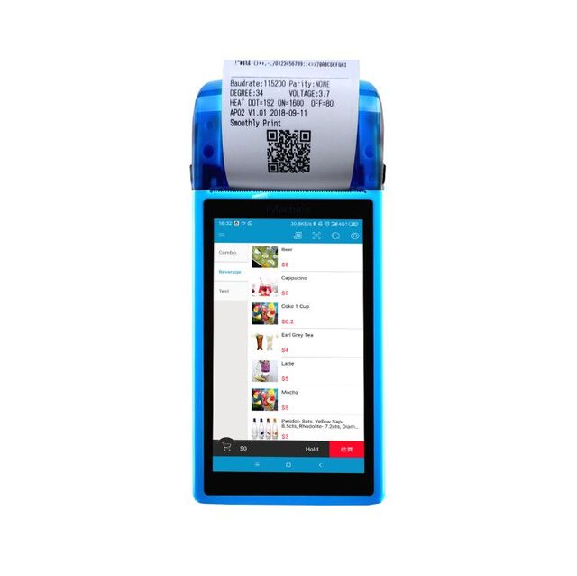 Mobile POS Terminal Portable Billing Machine Handheld Touch Screen Pos for Retailers