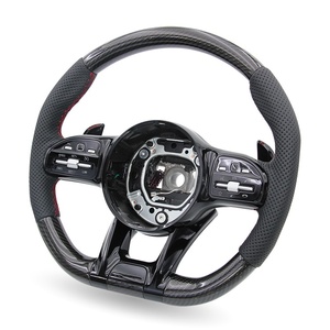 Volant en carbone directement de l'usine pour <span class=keywords><strong>Mercedes</strong></span> Benz SLS GLK <span class=keywords><strong>350</strong></span> SLK <span class=keywords><strong>GLC</strong></span> 43 GLS 600 MAYBACH - Product Image 1