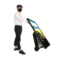 43 55-Zoll-LCD-Display Semi Outdoor Digital Signage Stand Werbung Player Outdoor-Touchscreen-Monitor