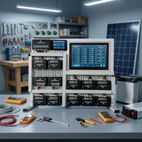 ECBMS - Placa de Protección Inteligente Maestra-Esclavo de Alto Voltaje BMS 256S 1000V 1000A ECHV-1038 con Recubrimiento Conformal para Estación de Carga de Vehículos Eléctricos
