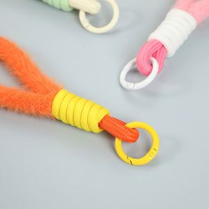 2024 New Colorful Plush Mobile Phone <b>Lanyard</b> Creative Keychain Hanging Rope Bag Hanging Accessories Pendant - Product Image 2