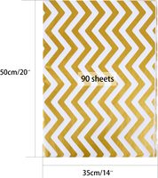 Design personnalisé de gros papier d'emballage sulfurisé de fantaisie papier de soie pour emballage de cadeaux en feuille d'or