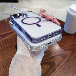 Funda para iPhone 17 Pro Max, transparente, con soporte magnético para lentes, película protectora para lentes, funda completa anticaídas - Product Image 3