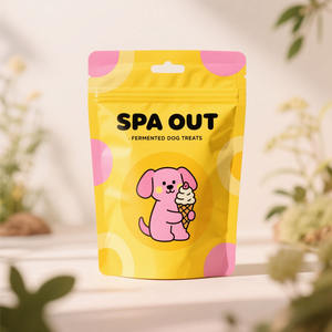 Sacs d'emballage pour aliments pour chiens en plastique PE flexible, laminés, antistatiques, avec fermeture éclair - Product Image 4