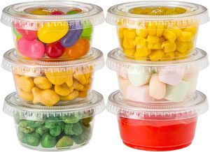 Vasos Desechables de Plástico PP de 4oz con Tapa Transparente para Degustación y Bebidas, Personalizables con Logotipo para Fiestas, Vasos para Salsas para Llevar - Product Image 3