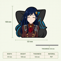 Venta caliente 3D Lenticular Anime Pegatinas personalizadas para el coche Teléfono Póster Fabricación de suministro directo de fábrica Anime Pegatinas impermeables