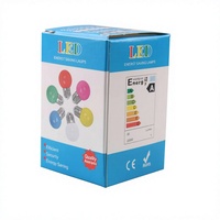 Ampoule LED rouge G45 B22 pour Noël, globe coloré, corps en ABS, alimentation CA, Ra50, durée de vie de 8000 heures