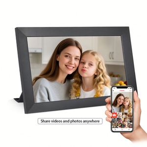 Cadre photo numérique <span class=keywords><strong>à</strong></span> écran tactile de 10,1 pouces, 32 Go, partage de photos, vidéos et <span class=keywords><strong>meilleurs</strong></span> vœux via l'application Frameo, cadre photo numérique intelligent WIFI - Product Image 1