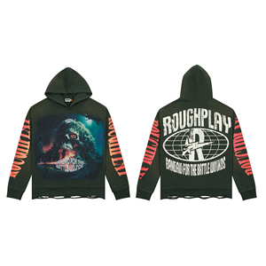 <span class=keywords><strong>Felpa</strong></span> con Cappuccio Rough Play <span class=keywords><strong>Los</strong></span> <span class=keywords><strong>Angeles</strong></span> Street di Alta Qualità, Abbigliamento Sportivo da Uomo, Vendita all'Ingrosso - Product Image 1