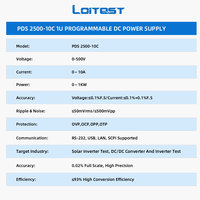 Fuente de Alimentación Programable de CC de Amplio Rango de Salida Loitest, 500V 10A, Bajo Ruido, 93% de Eficiencia, Ajustable