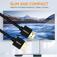 Câble vidéo HDMI 2.0 haute vitesse 18 Gbps 3D mâle-mâle 1M 2M 4K